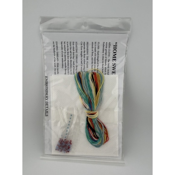 Design Works Cross Stitch Kit #2961 - Home Sweet Home - 5x7 Counted Cross Stitch - Picture 2 of 2